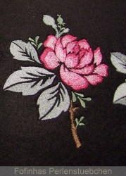 Stickdatei "Rose" 2 Farbvarianten