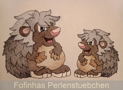 Stickdatei Igel Meckie