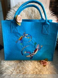 Stickdatei "Gekko - Harlekin"