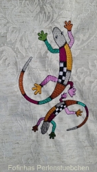 Stickdatei "Gekko - Harlekin"