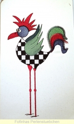 Stickdatei "Gockel - Harlekin"