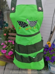 Stickdatei "Huhn - Harlekin" mit Küken