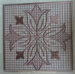 Stickdatei "Lace - Deckchen-Tulpen"