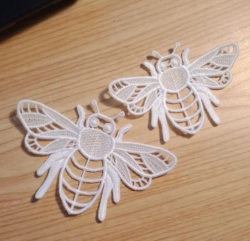 Stickdatei "Lace - Biene"