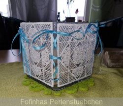 Stickdatei "Lace - Windlicht Nr. 1"