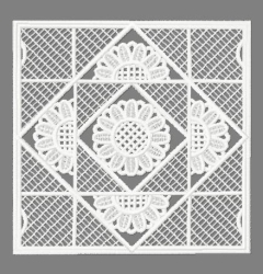 Stickdatei "Lace - Windlicht Nr. 1"