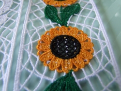 Stickdatei "FSL - Lesezeichen 2" - Sonnenblumen