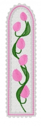 Stickdatei "FSL - Lesezeichen 3" - Rosen/Tulpen