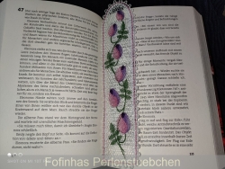 Stickdatei "FSL - Lesezeichen 3" - Rosen/Tulpen