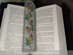 Stickdatei "FSL - Lesezeichen 3" - Rosen/Tulpen