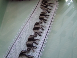 Stickdatei "FSL - Lesezeichen 5" - Elefanten