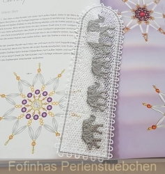 Stickdatei "FSL - Lesezeichen 5" - Elefanten