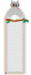Stickdatei "FSL - Lesezeichen 6" - Eule