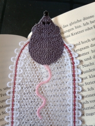 Stickdatei "FSL - Lesezeichen 7" - Leseratte