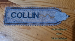 Stickdatei "FSL - Lesezeichen 7" - Leseratte