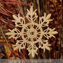 Stickdatei "Lace - Schneeflocke" Nr. 1 (105 mm)