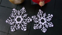Stickdatei "Lace - Schneeflocke" Nr. 2 (120, 150 mm)