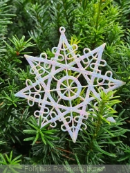 Stickdatei "Lace - Schneeflocke/Stern" Nr. 3 (80, 100, 120, 150 mm)