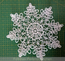 Stickdatei "Lace - Schneeflocke/Stern" Nr. 4 (80, 100, 120, 150 mm)