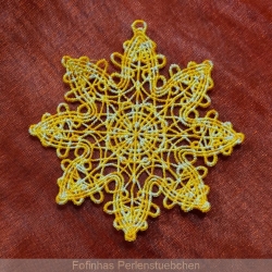 Stickdatei "Lace - Schneeflocke/Stern" Nr. 4 (80, 100, 120, 150 mm)