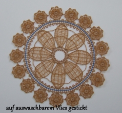 Stickdatei Lace - Deckchen-Set Nr. 03 (200x200 mm)