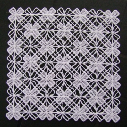 Stickdatei Lace - Deckchen-Set Nr. 08 (120, 150 und 200 mm)