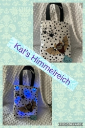 Stickdatei "Vollstick - Fledermaus - Carlos + Spinnen und Spinnennetze"