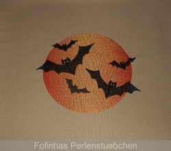 Stickdatei "Vollstick - Fledermaus & Mond"