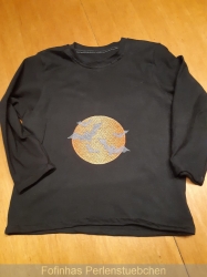 Stickdatei "Vollstick - Fledermaus & Mond"