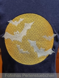 Stickdatei "Vollstick - Fledermaus & Mond"