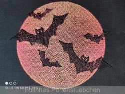 Stickdatei "Vollstick - Fledermaus & Mond"