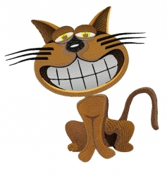 Stickdatei "Schmunzelkatze"