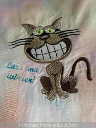 Stickdatei "Schmunzelkatze"