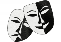 Stickdatei "Melpomene & Thalia"