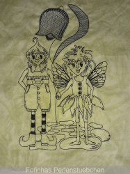 Stickdatei "Carl & Carla" - LineArt