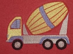 Stickdatei "Mischer-Lastwagen"