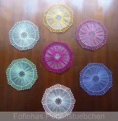Stickdatei Lace - Untersetzer-Set