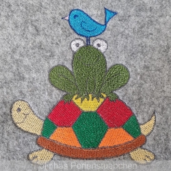 Stickdatei "Schildkröte & Freunde"
