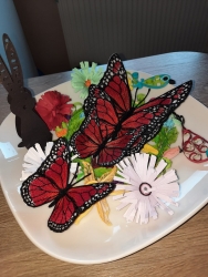 Stickdatei "FSL - Schmetterling Monarch " --- Design Pack