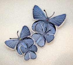 Stickdatei "FSL - Schmetterling-Bläuling - 97x64 mm"