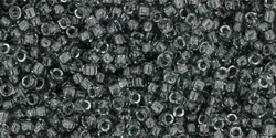 5g TOHO SeedBeads 15/0 TR-15-0009 B - Tr. Grey