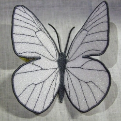 Stickdatei FSL - Schmetterling-Baumweißling - 146x124 mm