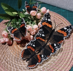 Stickdatei "FSL - Schmetterling Admiral " --- Design Pack