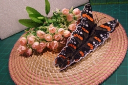 Stickdatei "FSL - Schmetterling-Admiral - 115x93 mm"