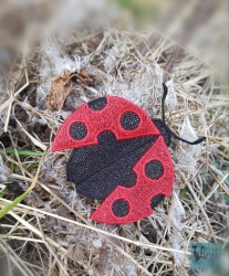 Stickdatei "FSL - Mariechenkäfer-1 - ca. 80 mm"