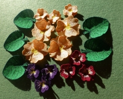 Stickdatei "FSL & ITH - Primeln" --- Design Pack