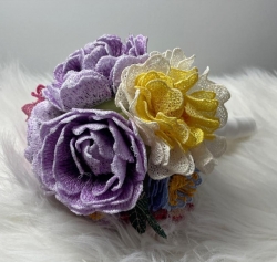 Stickdatei "FSL & ITH - Rosen OHNE Satinrand" --- Design Pack