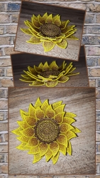 Stickdatei "FSL & ITH - Sonnenblume"