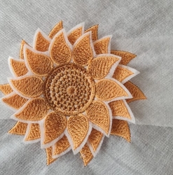 Stickdatei "FSL & ITH - Sonnenblume"