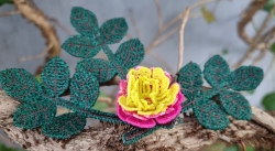 Stickdatei "FSL & ITH - Lacerose-ca. 40 mm" --- Einzeldatei